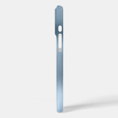 Coques Case-Mate iPhone Fille brillante bleu clair signature (Verso / Gauche)