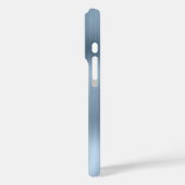 Coques Case-Mate iPhone Fille brillante bleu clair signature (Verso / Gauche)