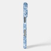 Coques Case-Mate iPhone Fille brillante bleu clair signature (Verso / Droite)