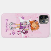 Coques Case-Mate iPhone Fille cadeau boudin bouddles rose ajouter votre no (Dos (Horizontal))