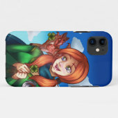 Coques Case-Mate iPhone Fille chanceuse (Dos (Horizontal))