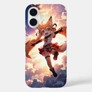 Coques iPhone 16 Fille Chibi Fox