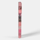 Coques Case-Mate iPhone Fille Chic Coral rose Peinture Parties scintillant (Verso / Droite)