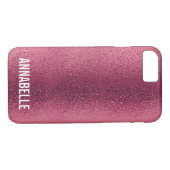 Coques Case-Mate iPhone Fille chic parties scintillant rose brillant ajout (Dos (Horizontal))