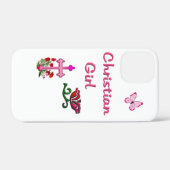 Coques Case-Mate iPhone Fille chrétienne (Verso (horizontal))
