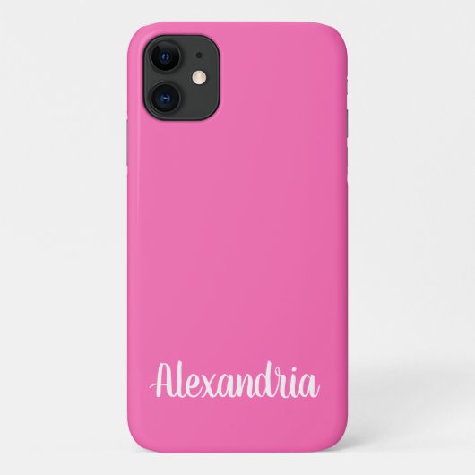 Coques Case-Mate iPhone Fille CRÈME ROSE couleur solide (Dos)