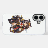 Coques Case-Mate iPhone Fille d'anime au pastel magique – Conception de fa (Verso (horizontal))