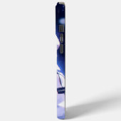 Coques Case-Mate iPhone Fille d'anime cyberpunk au pouls néon (Verso / Gauche)