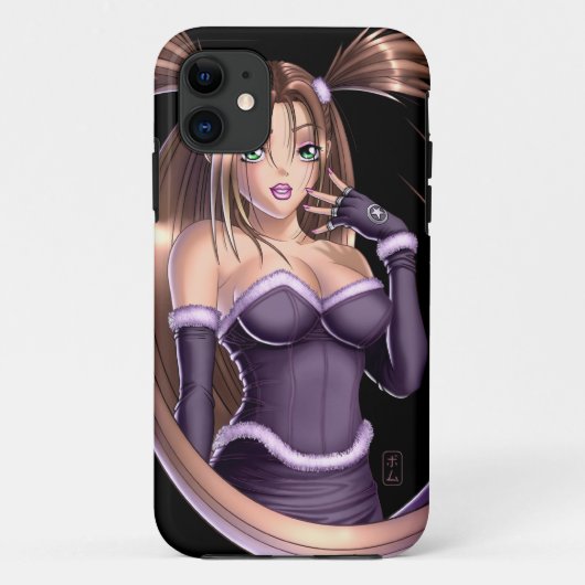 Coques Case-Mate iPhone Fille d'Anime - Nikki (Dos)