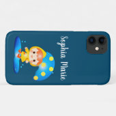 Coques Case-Mate iPhone Fille dansant sous la pluie (Dos (Horizontal))