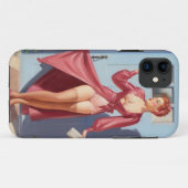 Coques Case-Mate iPhone Fille de couverture du journal du matin (Dos (Horizontal))