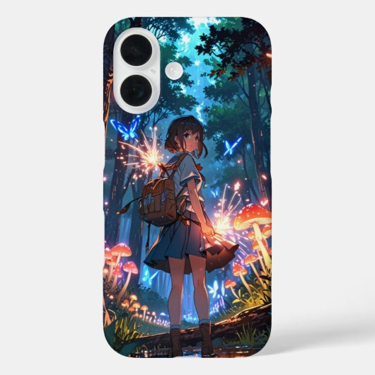 Coques Case-Mate iPhone Fille de la Forêt Magique (Verso)
