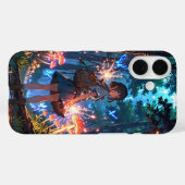 Coques Case-Mate iPhone Fille de la Forêt Magique (Verso (horizontal))