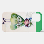 Coques Case-Mate iPhone Fille de la Saint Patrick, Vintage (Verso (horizontal))
