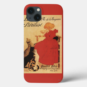Etui iPhone 13 Fille de lait de Vingeanne avec des chats