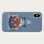 Coques Case-Mate iPhone Fille de l'hiver (Dos (Horizontal))