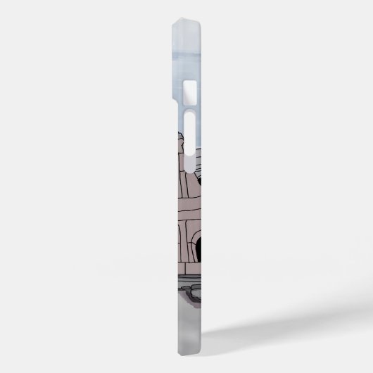 Coques Case-Mate iPhone Fille devant le Colisée. (Verso / Gauche)