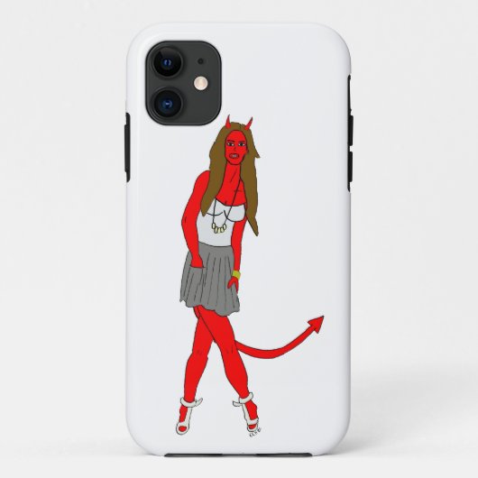 Coques Case-Mate iPhone fille diable (Dos)