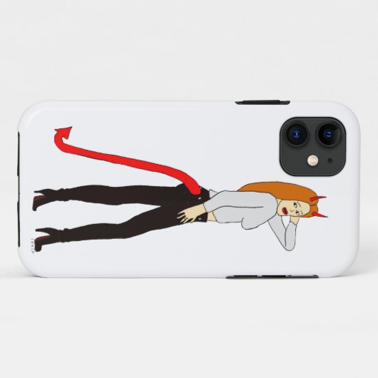 Coques Case-Mate iPhone fille diable (Dos (Horizontal))