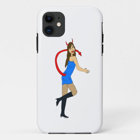 Coques Case-Mate iPhone fille diable (Dos)