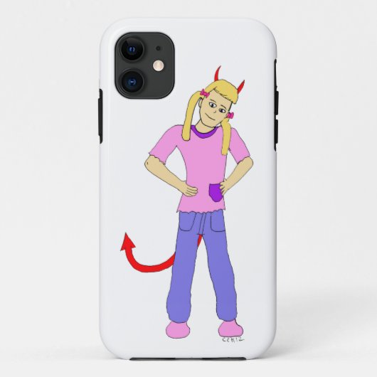 Coques Case-Mate iPhone fille diable (Dos)