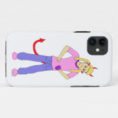 Coques Case-Mate iPhone fille diable (Dos (Horizontal))