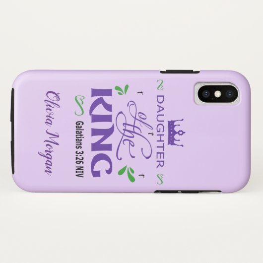 Coques Case-Mate iPhone Fille Du Roi (Dos (Horizontal))
