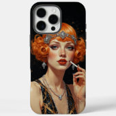 Coques Case-Mate iPhone Fille élégante Art Déco Flapper (Verso)