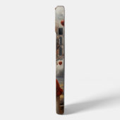 Coques Case-Mate iPhone Fille en Art Moderne Rouge (Verso / Gauche)