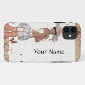 Coques Case-Mate iPhone Fille en casquette d'été (Dos (Horizontal))