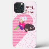 Coques Case-Mate iPhone Fille Être amoureuse (Verso)