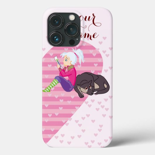 Coques Case-Mate iPhone Fille Être amoureuse (Verso)