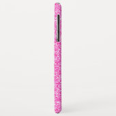 Coques Case-Mate iPhone Fille Glam Hot rose Parties scintillant étincelles (Dos/Gauche)