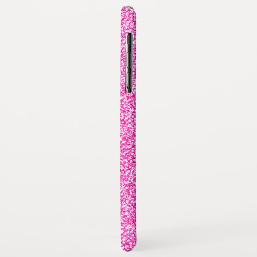 Coques Case-Mate iPhone Fille Glam Hot rose Parties scintillant étincelles (Dos/Gauche)