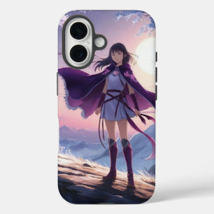 Coques iPhone 16 Fille guerrière Anime Imaginaire Spirit Fox Phon
