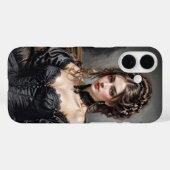 Coques Case-Mate iPhone Fille habillée victorienne belle couverture (Verso (horizontal))