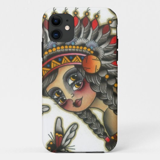 Coques Case-Mate iPhone fille indienne 2 (Dos)