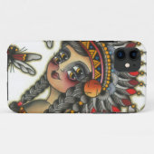 Coques Case-Mate iPhone fille indienne 2 (Dos (Horizontal))