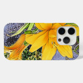 Coques Case-Mate iPhone Fille Jaune doré jour Fleur et Boud Artwork (Verso (horizontal))