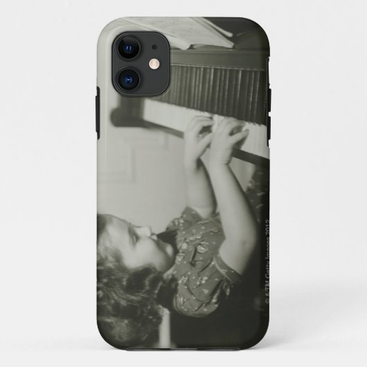 Coques Case-Mate iPhone Fille jouant le piano (Dos)