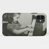 Coques Case-Mate iPhone Fille jouant le piano (Dos (Horizontal))