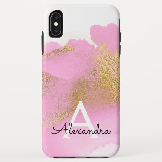 Coques Case-Mate iPhone Fille laveuse rose et or (Dos)