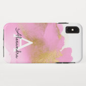 Coques Case-Mate iPhone Fille laveuse rose et or (Dos (Horizontal))