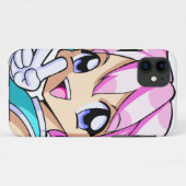 Coques Case-Mate iPhone Fille mignonne d'Anime (Dos (Horizontal))