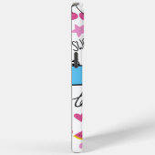 Coques Case-Mate iPhone Fille mignonne tendance Simple bleu Motif élégant (Verso / Droite)