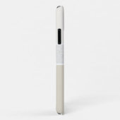 Coques Case-Mate iPhone Fille minimale blanche douce (Dos/Droite)