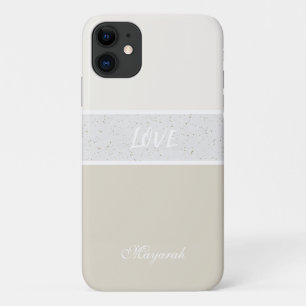 Case-Mate iPhone Case Fille minimale blanche douce