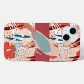 Coques Case-Mate iPhone Fille moderne mignonne personnalisée (Verso (horizontal))