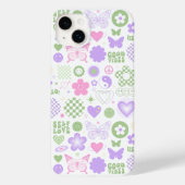 Coques Case-Mate iPhone Fille Moderne Papillon Groovy Good Vibes Y2K (Verso)