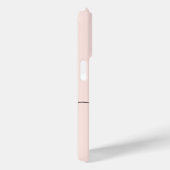 Coques Case-Mate iPhone Fille Monogramme rose pâle Script Nom monogramme (Verso / Droite)